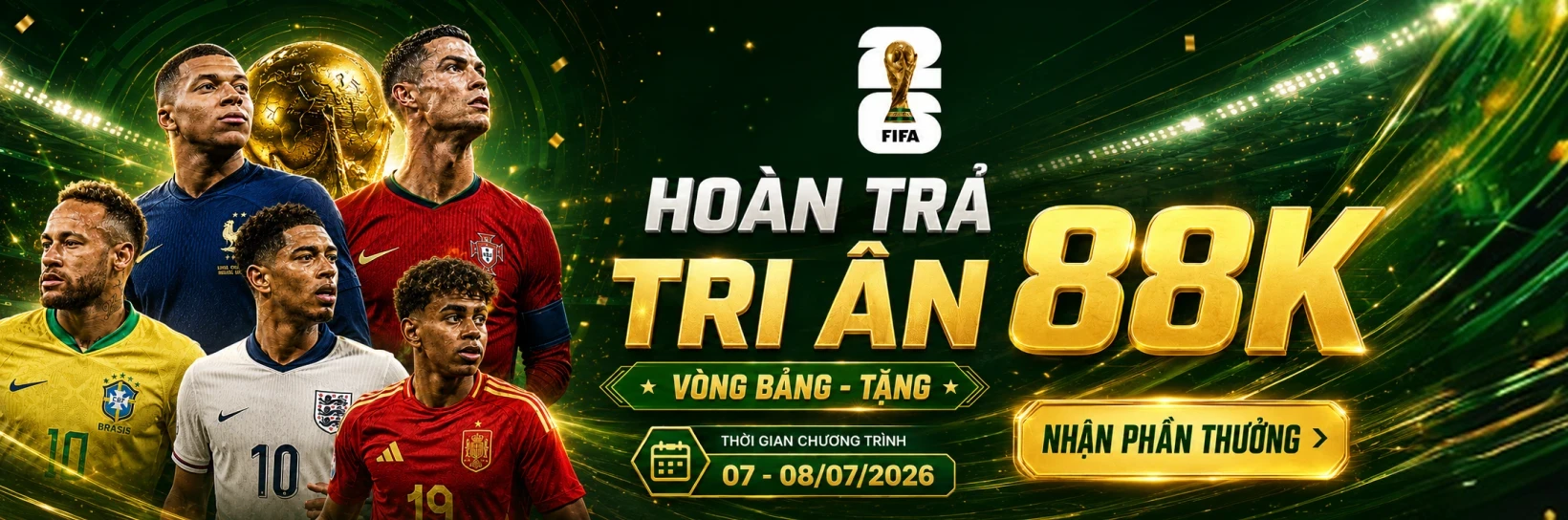 XO88 Tiếp Sức Vòng Knock-Out World Cup – Nhận Quà Tri Ân 88K
